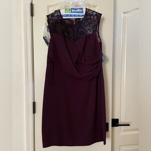 Maroon Calvin Klein dress, Size 12